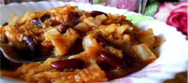 Капуста з квасолею Капуста з квасолею